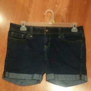 GUESS dark wash shorts